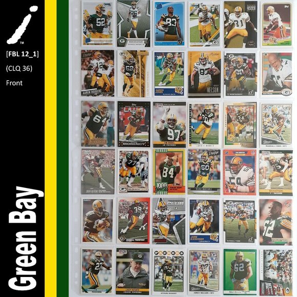 NFL Other - Green Bay Packers 36 Player Card Lot [FBL12_1]